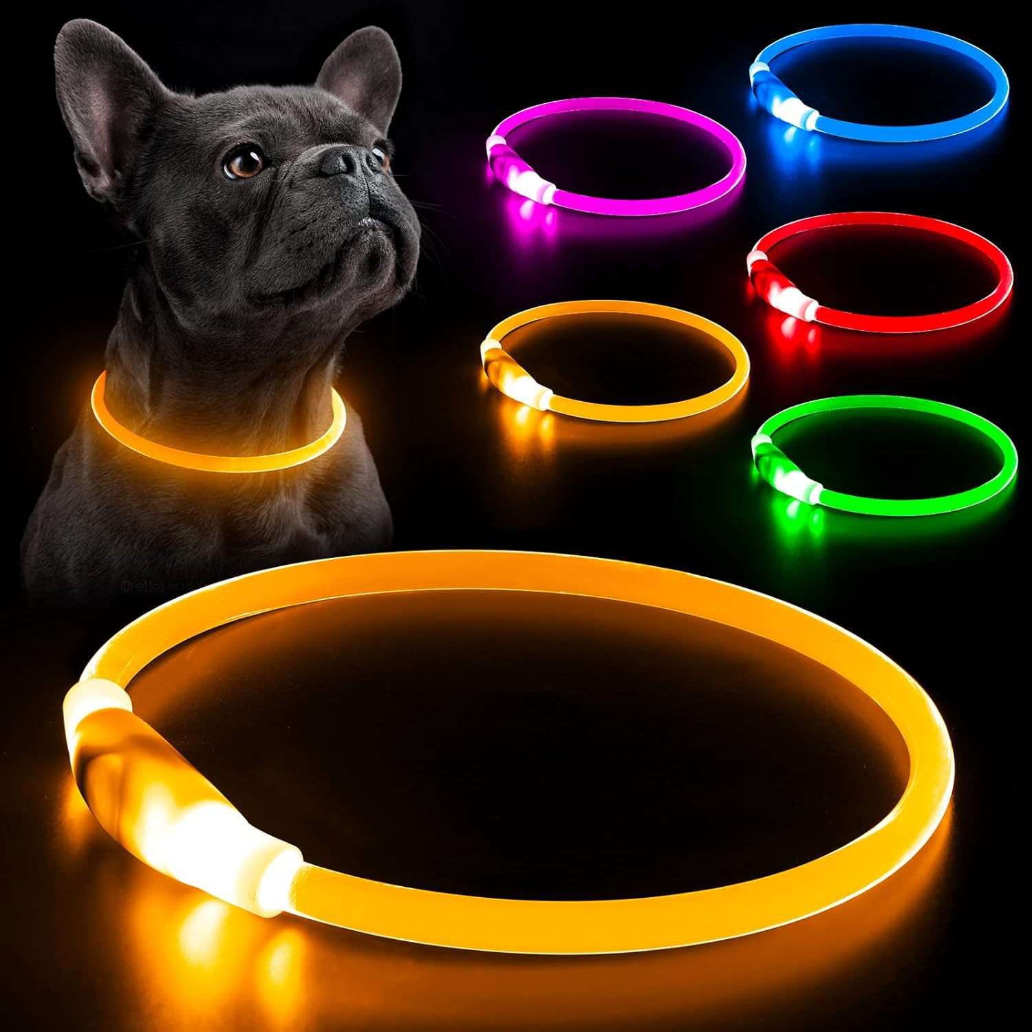 LED Dog Collar Rechargeable 3  - Tech Dog Accessories review and price