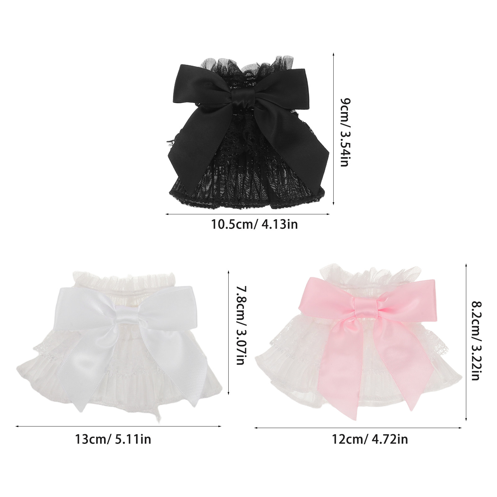 3Pairs Lace Wrist Sleeves Bow  - Tech Accessories Photo review and price