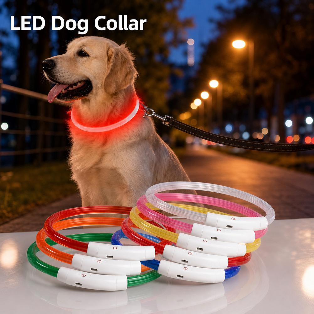Luminous Pet Dog Collar Waterp - Tech Dog Accessories review and price