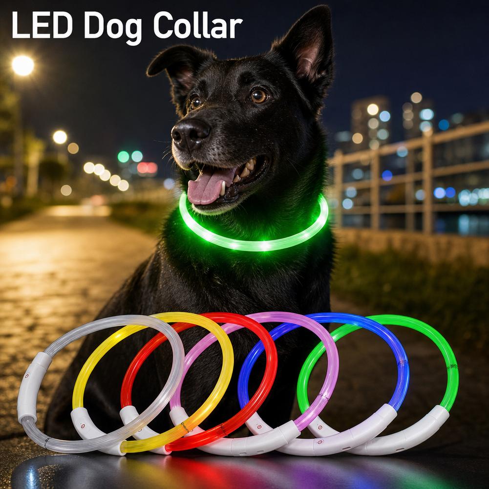 Luminous Pet Dog Collar Waterp - Tech Dog Accessories review and price