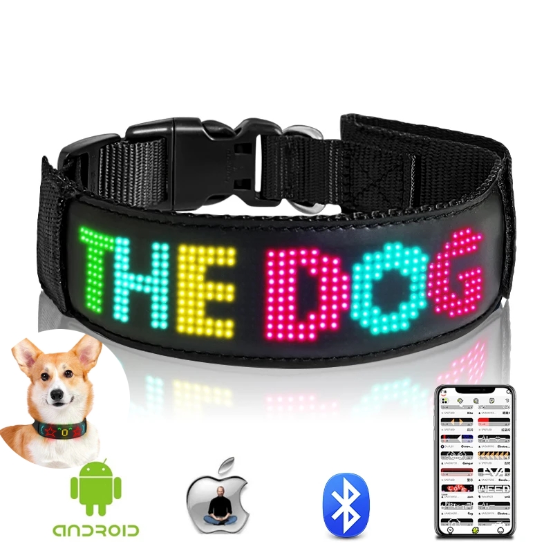 Multicolor Pet LED Dog Collars - Tech Dog Accessories review and price