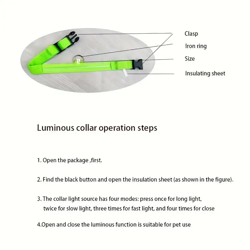 Nylon LED Night Safety Flashin - Tech Dog Accessories review and price