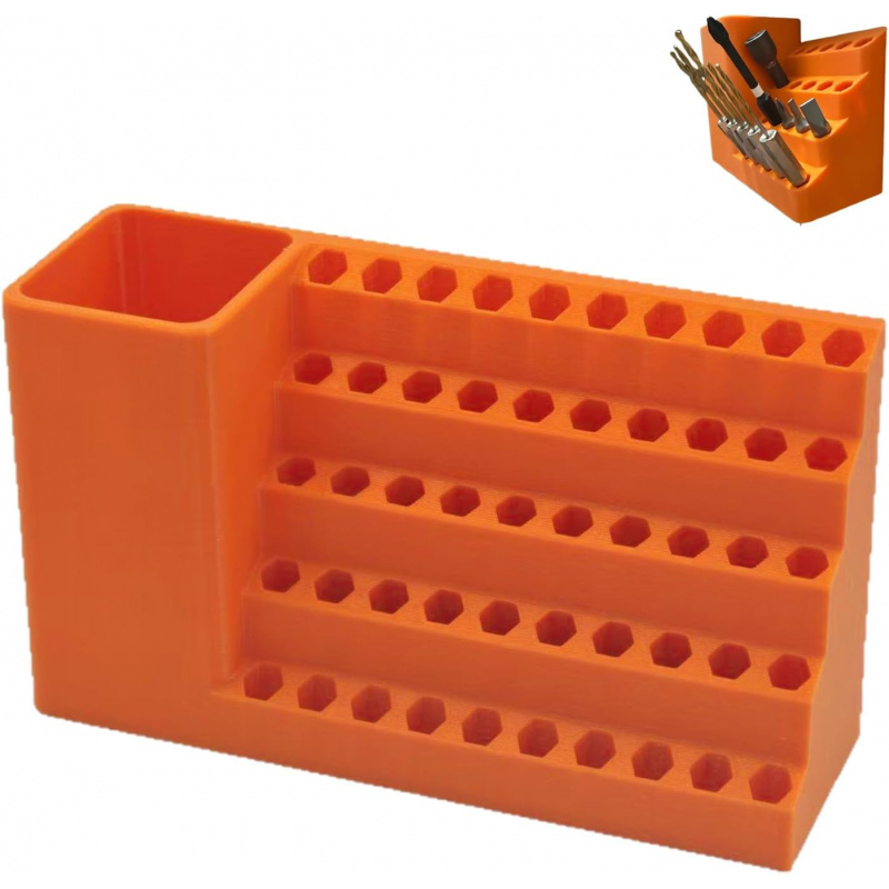 50-Hole Hex Screwdriver Bit St - Tech Accessories Holder review and price