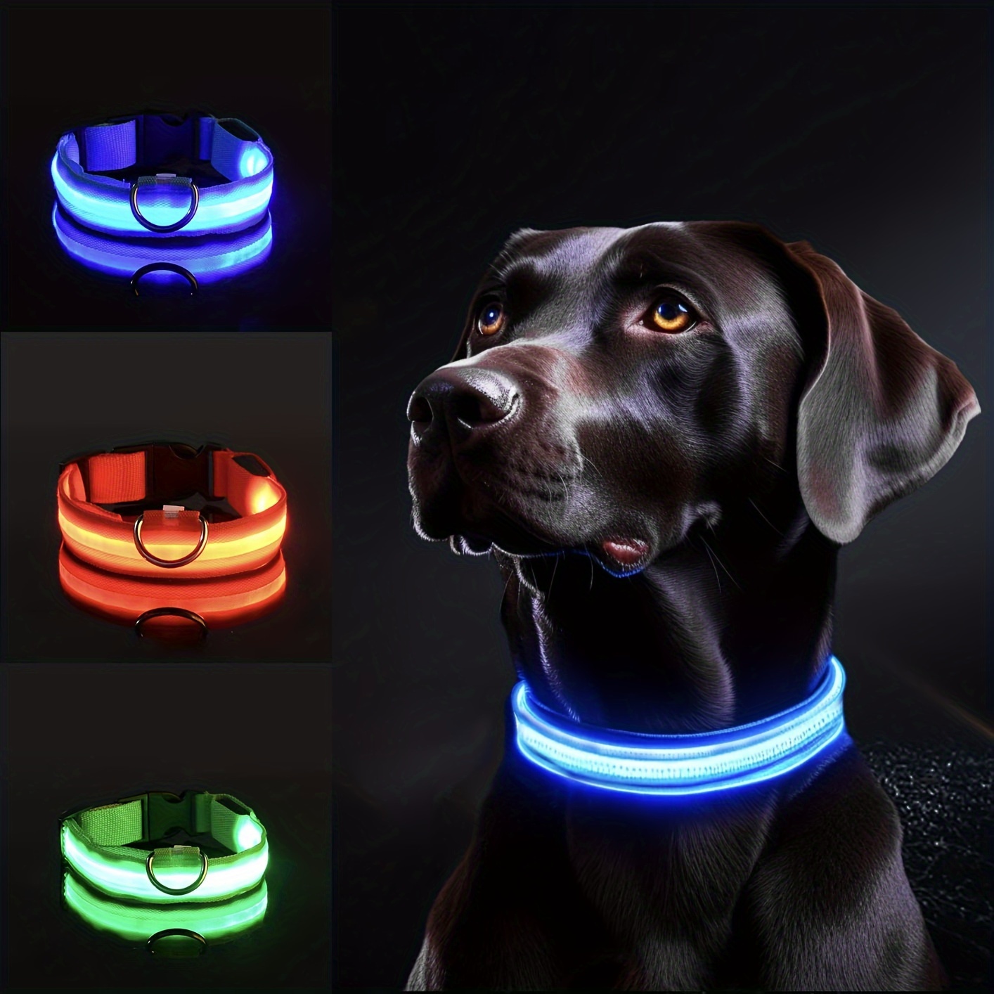 Reflective LED Dog Collar for  - Tech Dog Accessories review and price