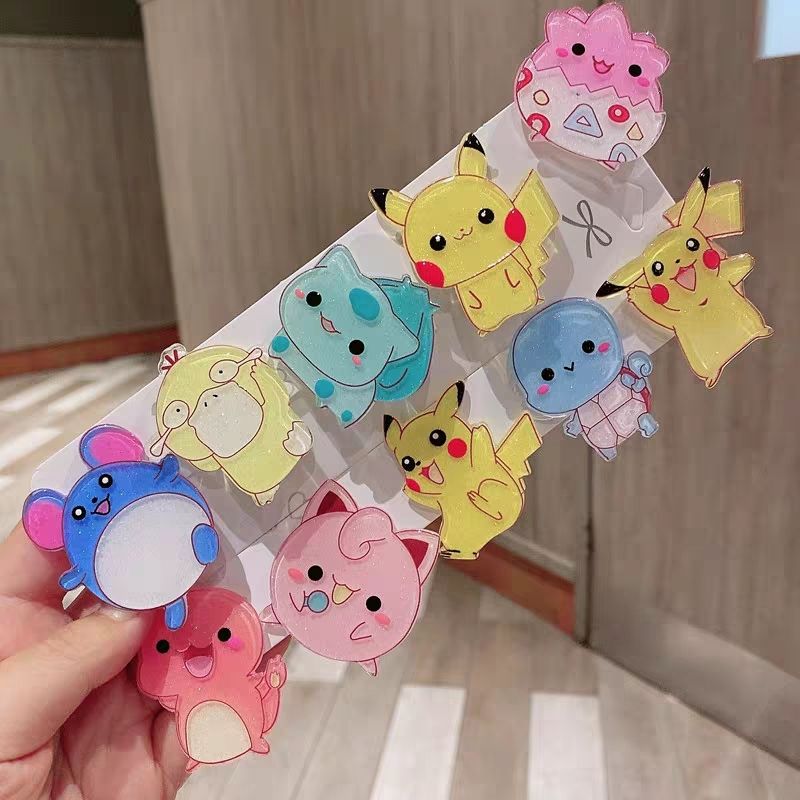 Pokémon Hair Clips Hairpins Cu - Tech Hair Accessories review and price