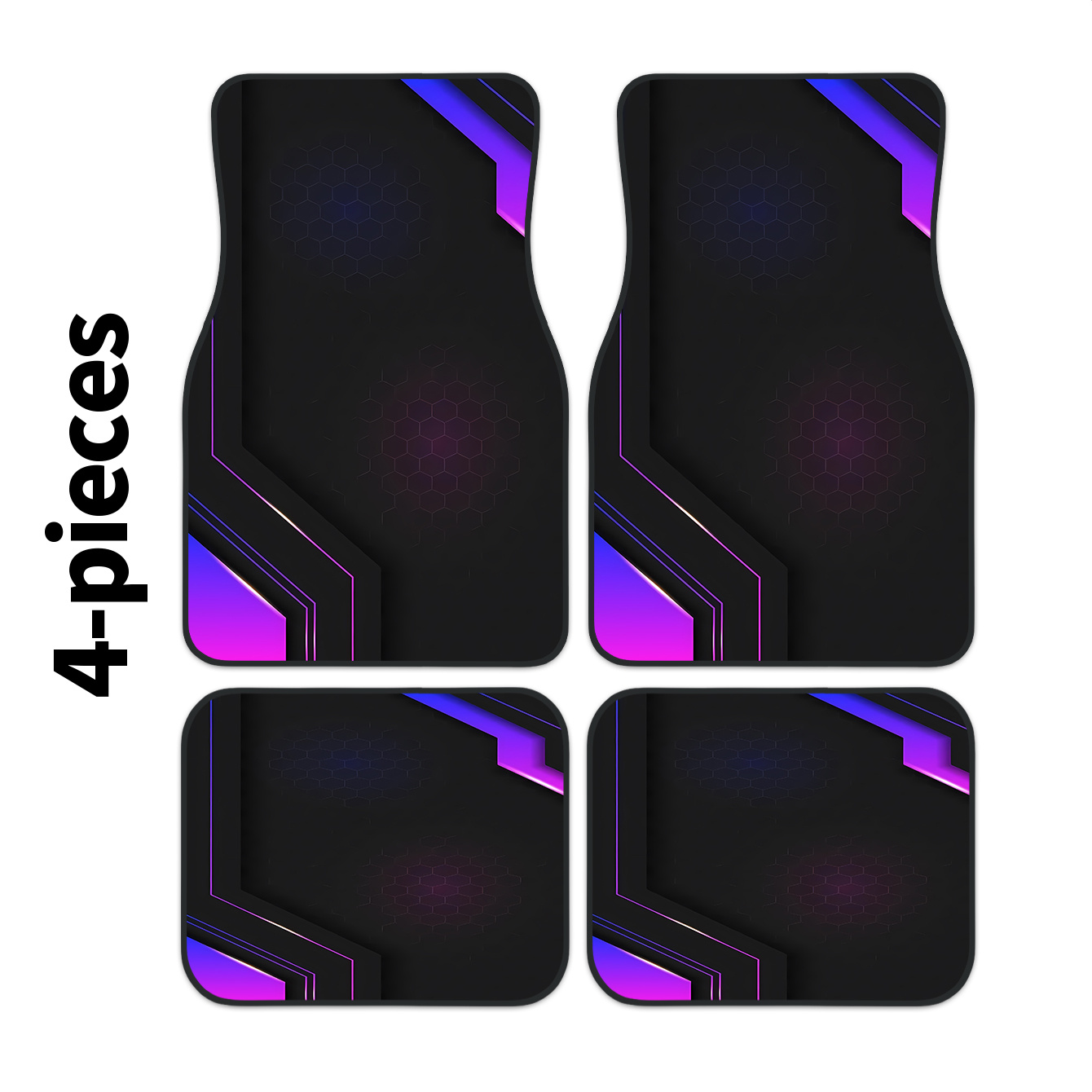 4pcs 2D High-Tech Geometric Pa - Tech Accessories Luxury review and price
