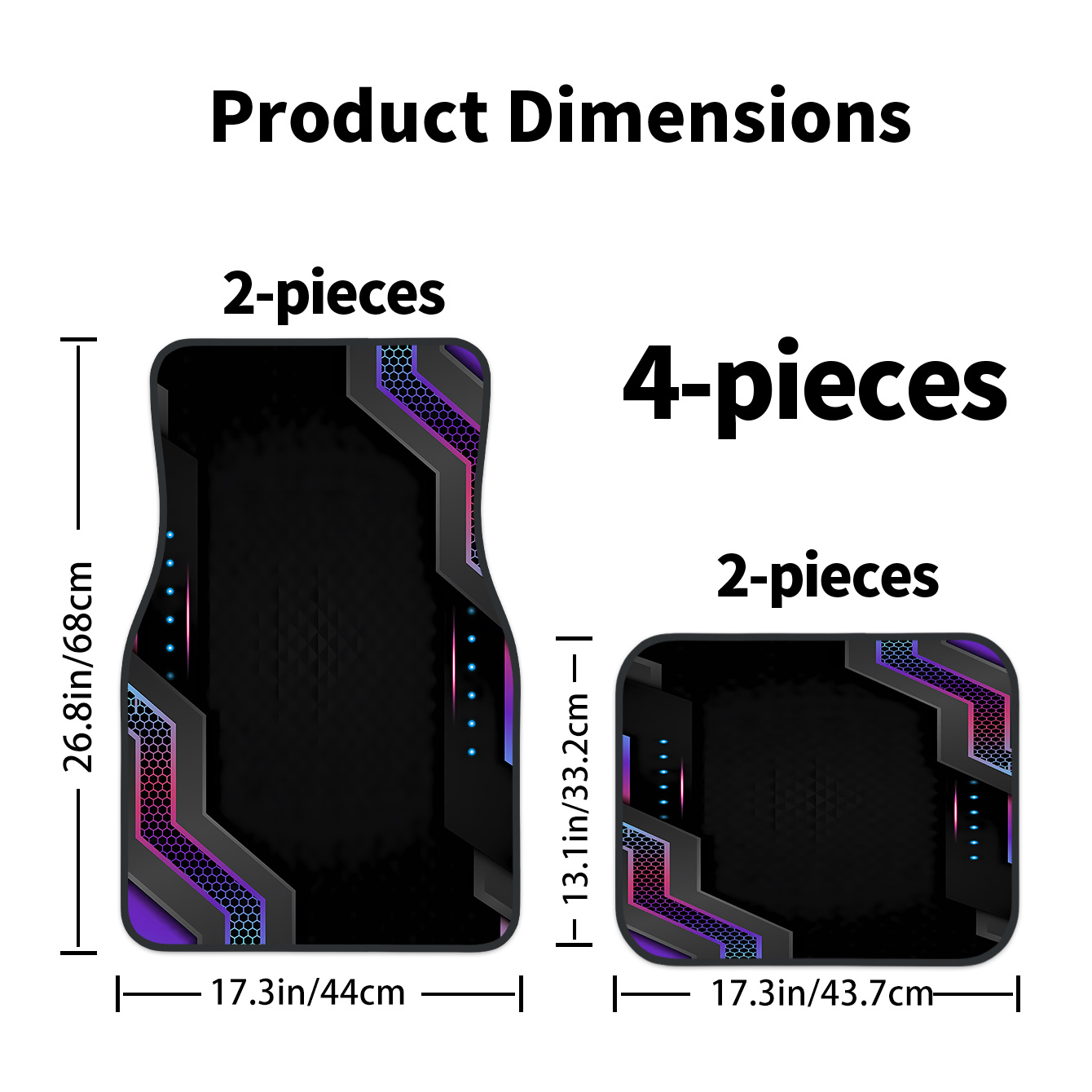 4pcs 2D High-Tech Frame Printe - Tech Accessories Luxury review and price