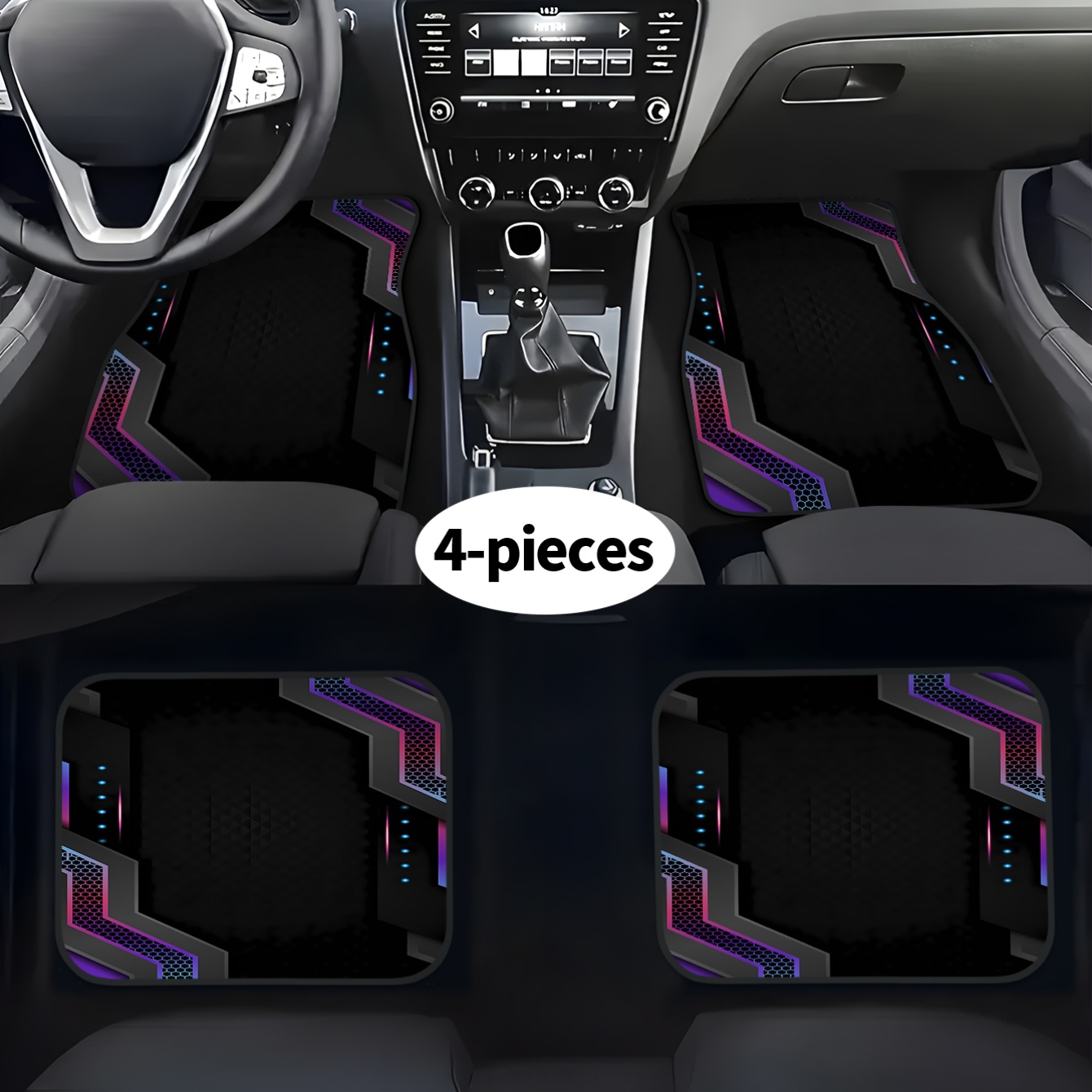 4pcs 2D High-Tech Frame Printe - Tech Accessories Luxury review and price