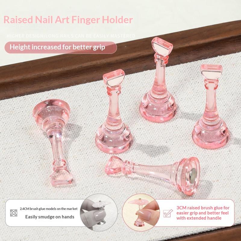 6Pcs/set Nail Holder Aurora Na - Tech Accessories Stand review and price