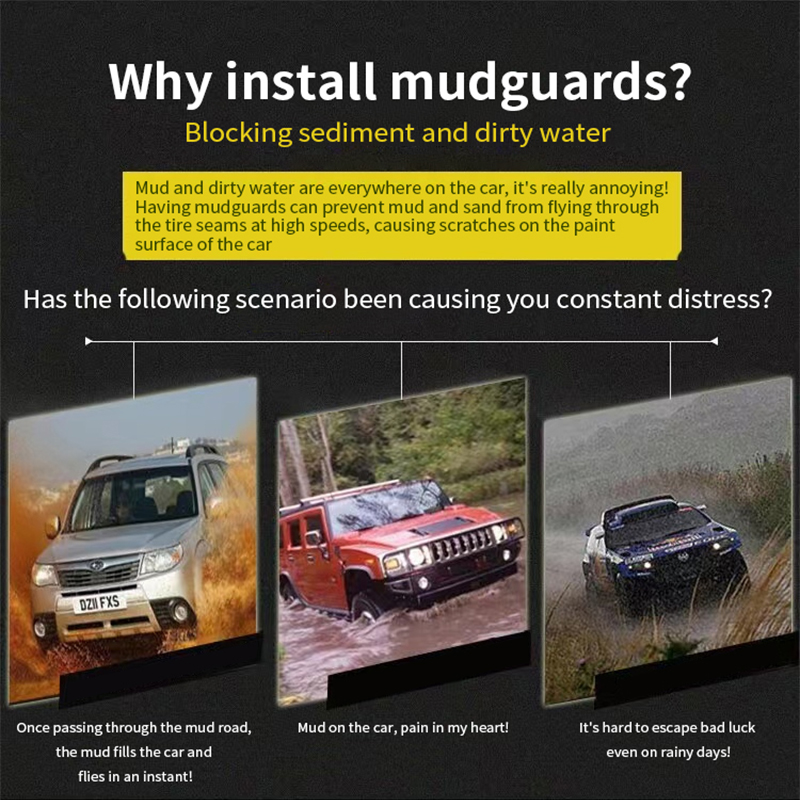 Car Mudguards For Dacia Spring - Tech Accessories Dacia review and price