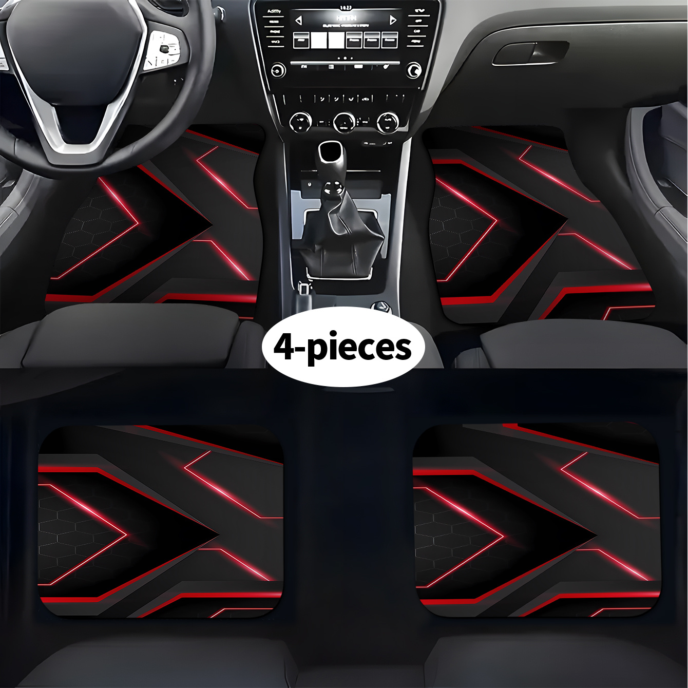 4pcs Set Of High-end Car Inter - Tech Accessories Luxury review and price