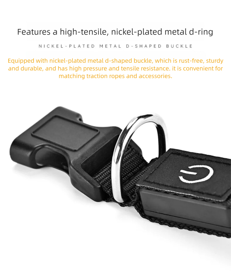 LED Dog Collar USB Rechargeabl - Tech Dog Accessories review and price