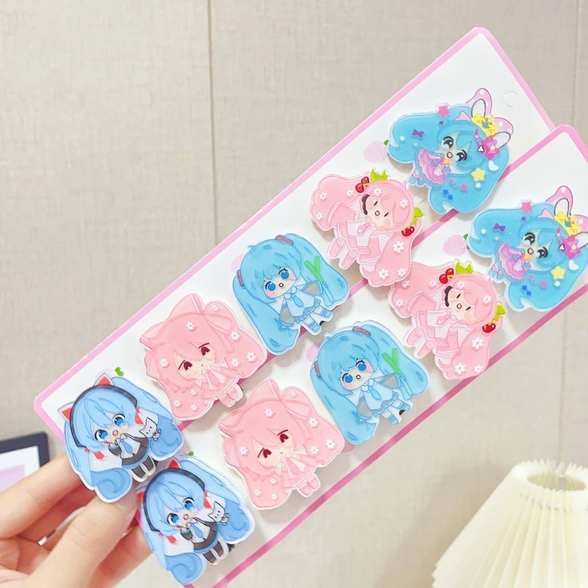 Hatsune Miku cartoon hair clip - Tech Hair Accessories review and price