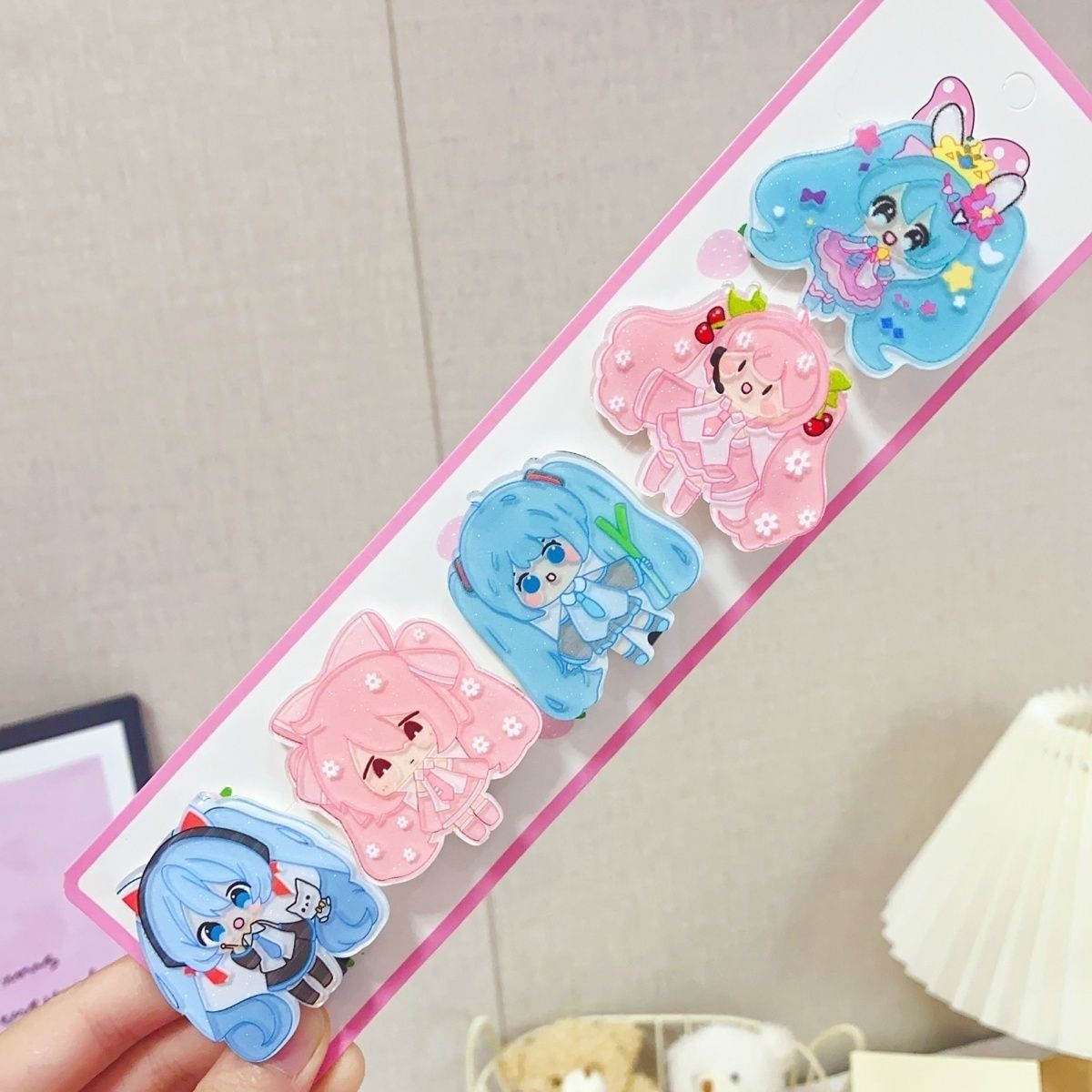 Hatsune Miku cartoon hair clip - Tech Hair Accessories review and price