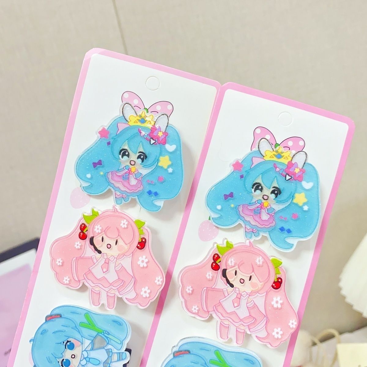 Hatsune Miku cartoon hair clip - Tech Hair Accessories review and price