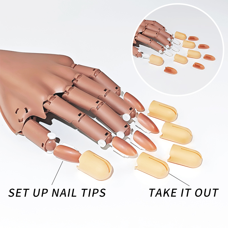 Nail Fake Practice Hand Movabl - Tech Accessories Stand review and price