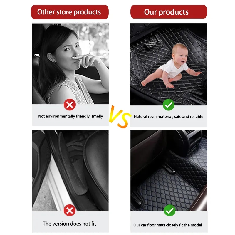 LUXURY Leather Car Floor Mats  - Tech Accessories Luxury review and price