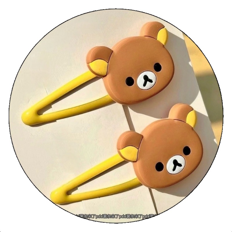 Cute Rilakkuma Cartoon Hair Cl - Tech Hair Accessories review and price