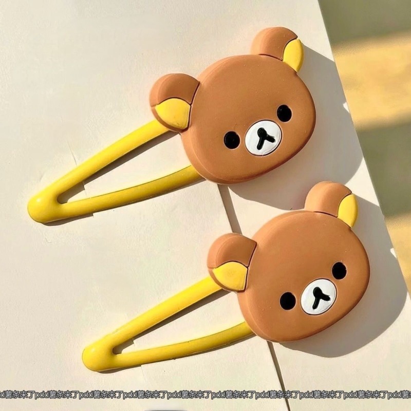 Cute Rilakkuma Cartoon Hair Cl - Tech Hair Accessories review and price