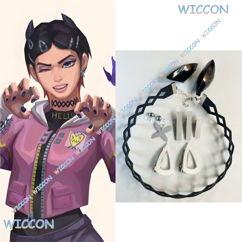 Valorant Clove  Clip Collar Bu - Tech Hair Accessories review and price